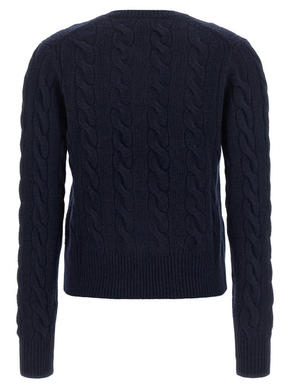 Polo Ralph Lauren Blauer Wollcardigan