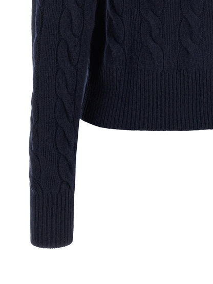Polo Ralph Lauren Blauer Wollcardigan
