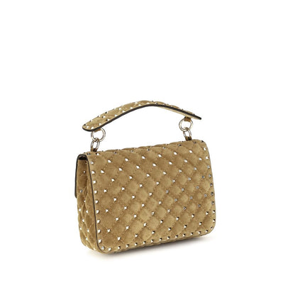 Valentino Garavani Beige Kalbsleder Bos Taurus Schultertasche