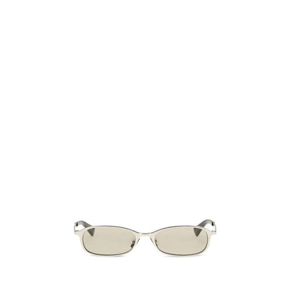 Saint Laurent Silberne Sonnenbrille aus Acetat
