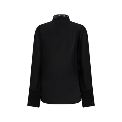 Fendi Schwarze Seidenbluse