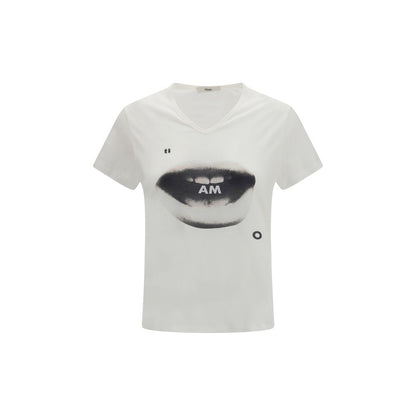 Fendi Weißes Baumwoll-T-Shirt