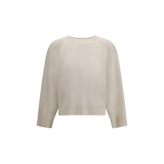 Brunello Cucinelli Maglione da donna Bianco in Cashmere