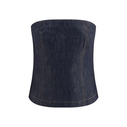 Brunello Cucinelli Blauer Baumwollbody