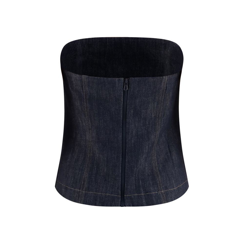 Brunello Cucinelli Blauer Baumwollbody