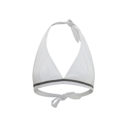Brunello Cucinelli Weißer Bikini aus Polyamid