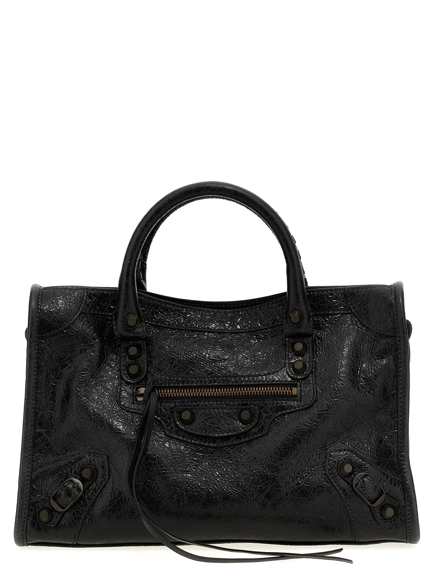 Balenciaga Schwarze Lammleder-Schultertasche