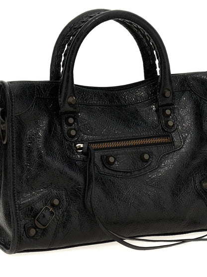 Balenciaga Schwarze Lammleder-Schultertasche