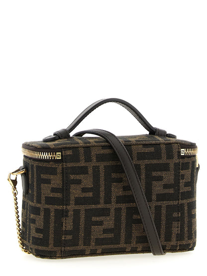 Fendi Braune Handtasche aus Polyester