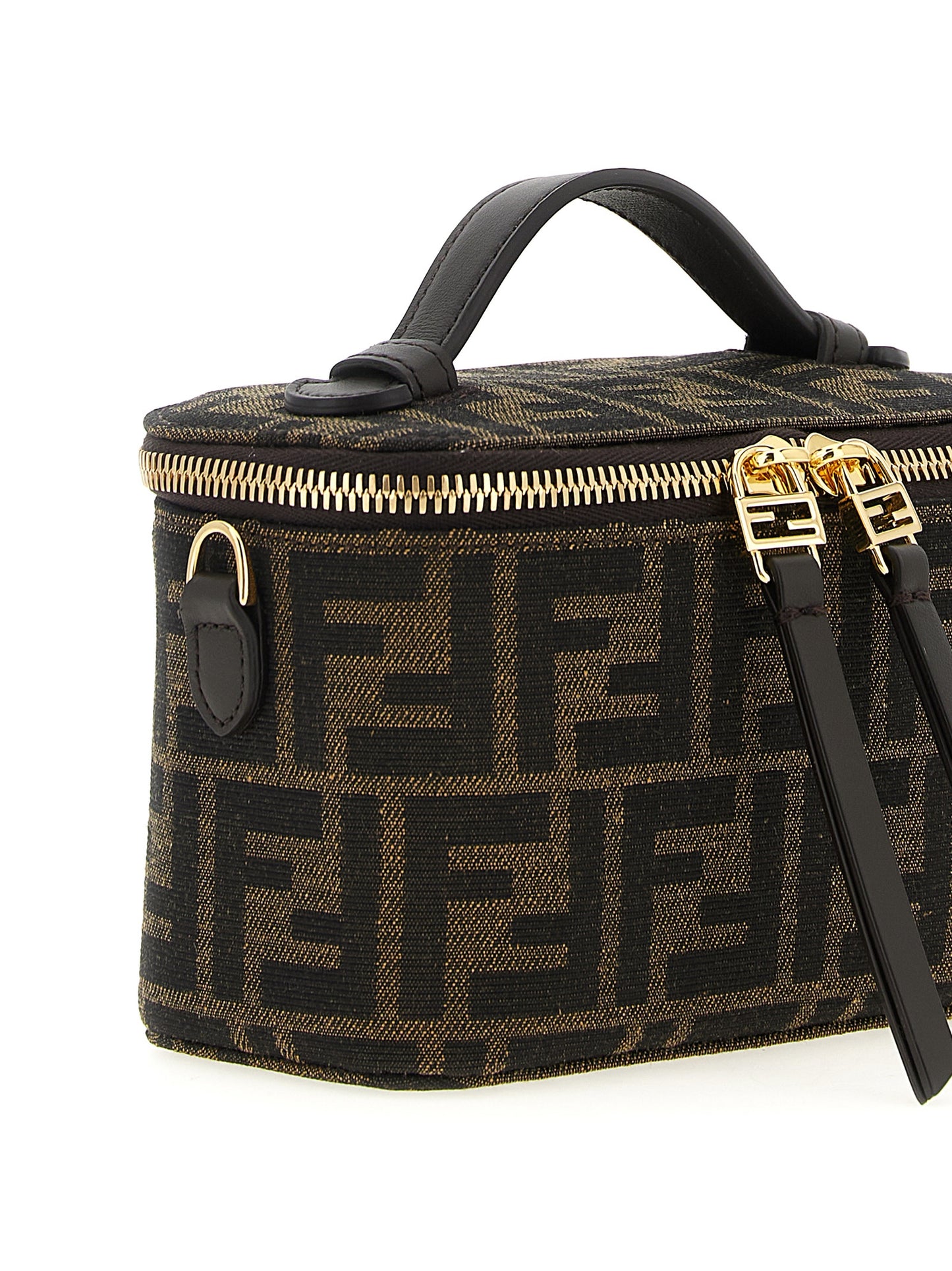 Fendi Braune Handtasche aus Polyester