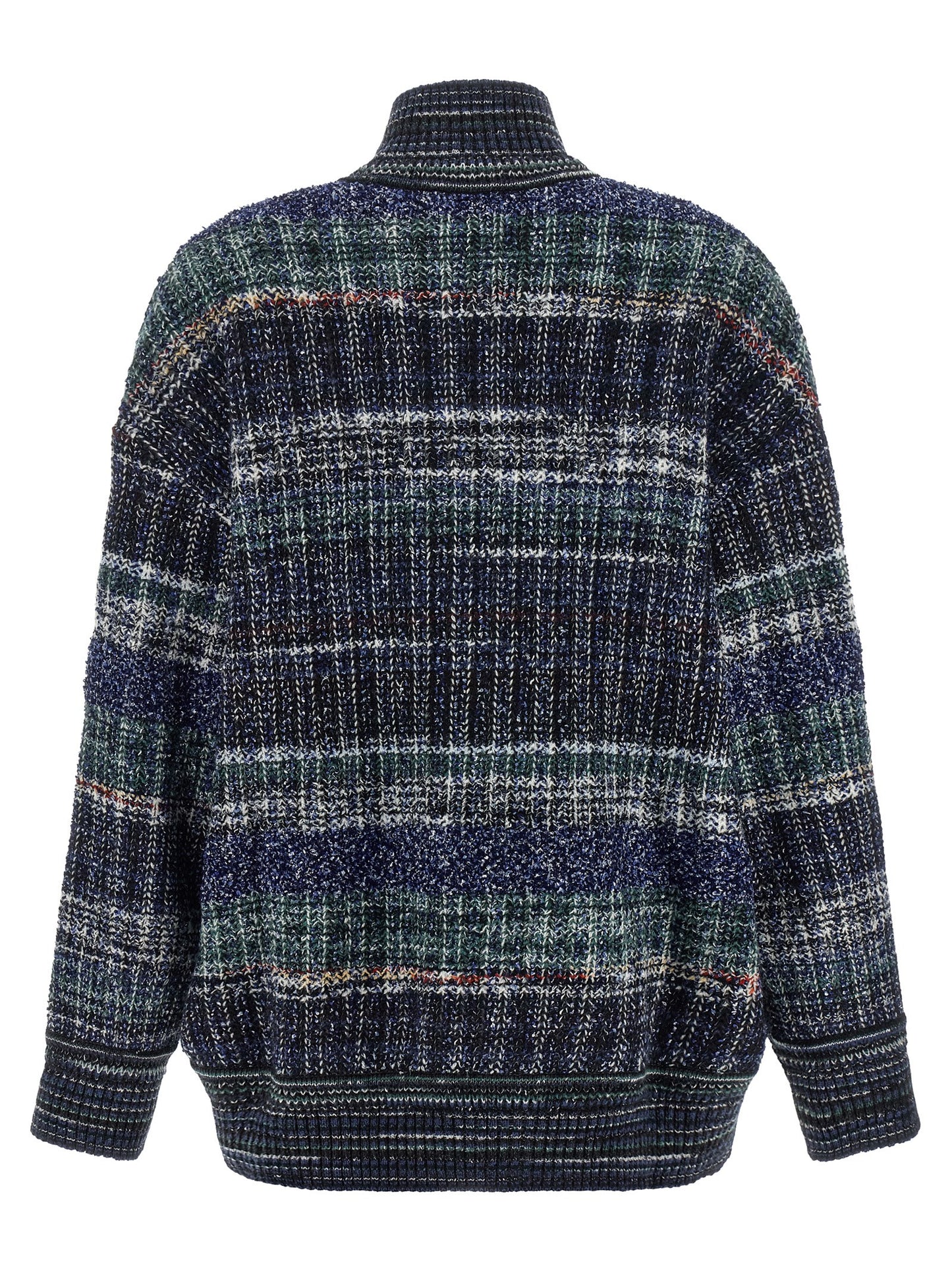 Missoni Blauer Wollcardigan