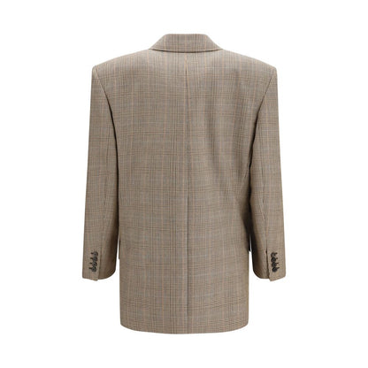 Saint Laurent Beige Woll-Blazer Oves Aries