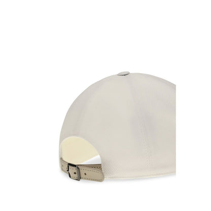Brunello Cucinelli Weiße Baumwollkappe (Baseball Cap)