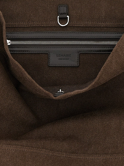 Lemaire Braune Baumwolltasche