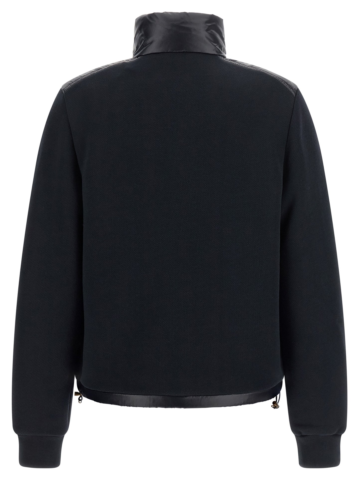 Moncler Blauer Cardigan aus Polyamid