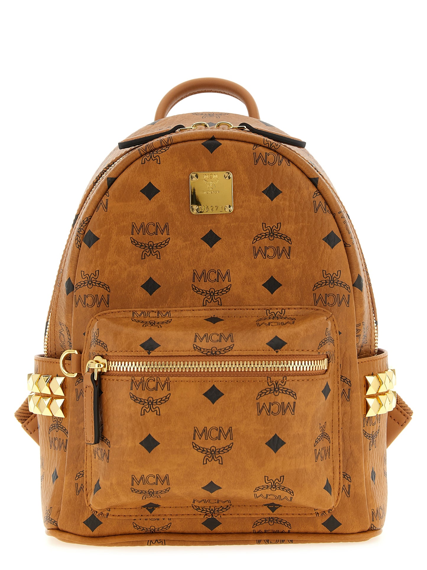 MCM Brauner Rucksack aus Polyethylen