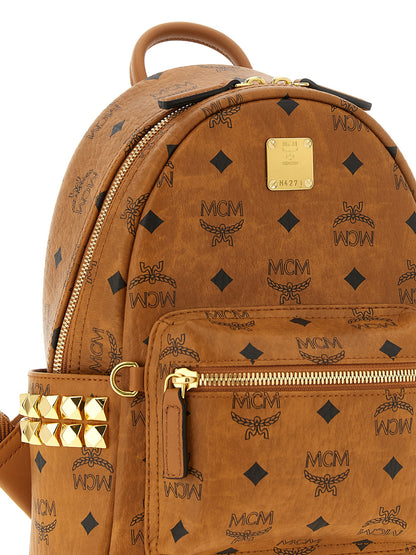 MCM Brauner Rucksack aus Polyethylen