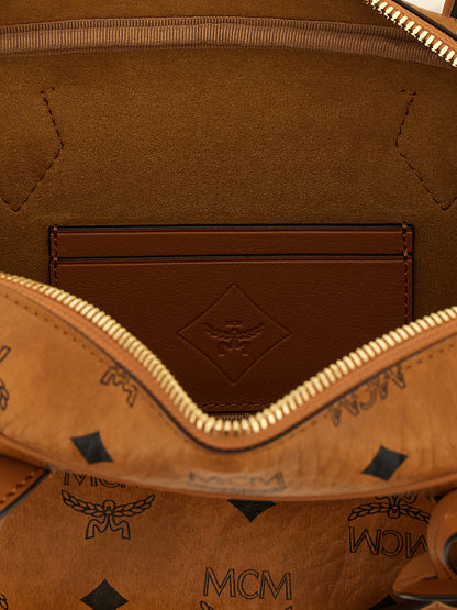 MCM Schultertasche aus braunem Polyethylen