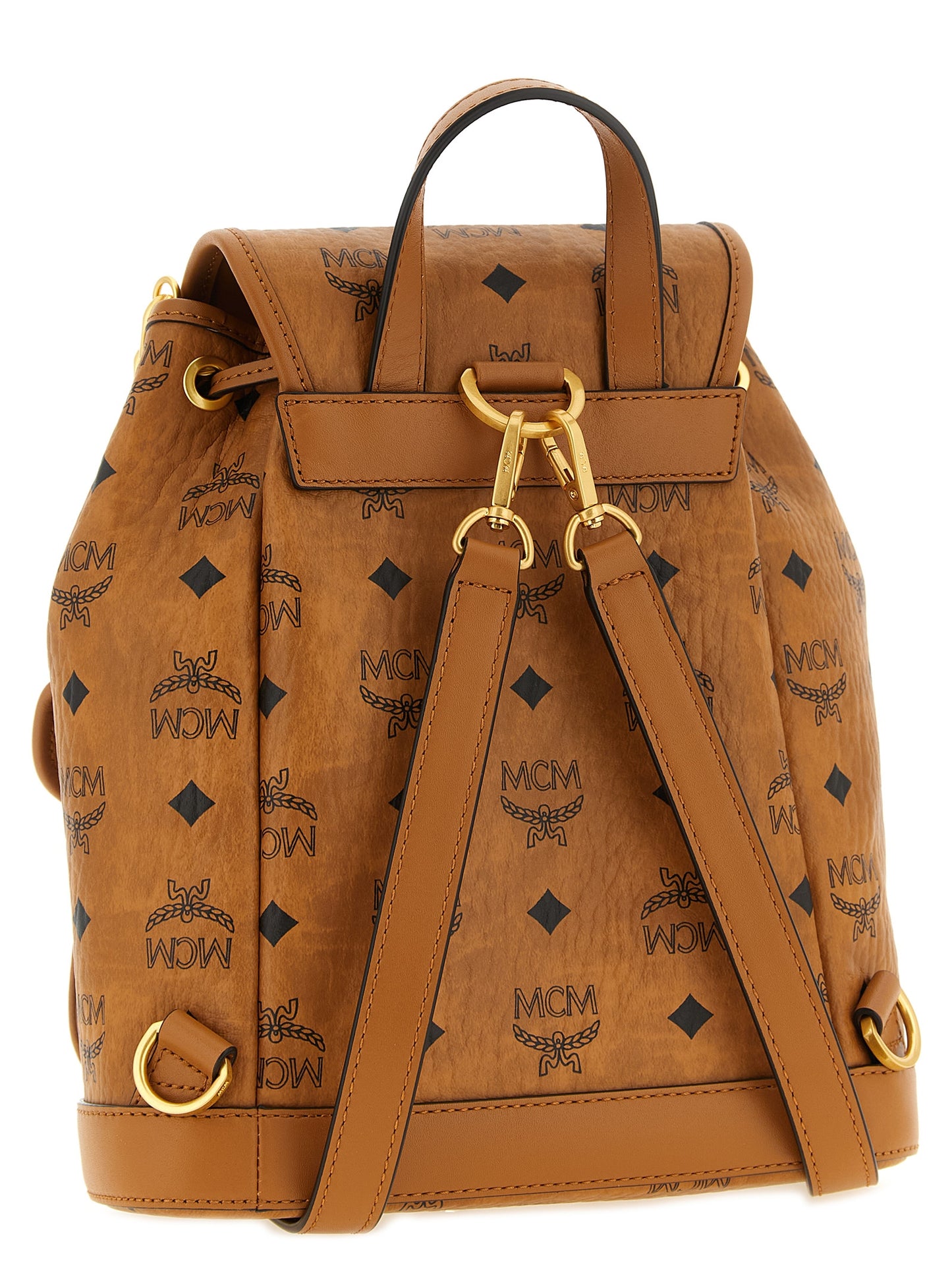 MCM Brauner Rucksack aus Polyethylen