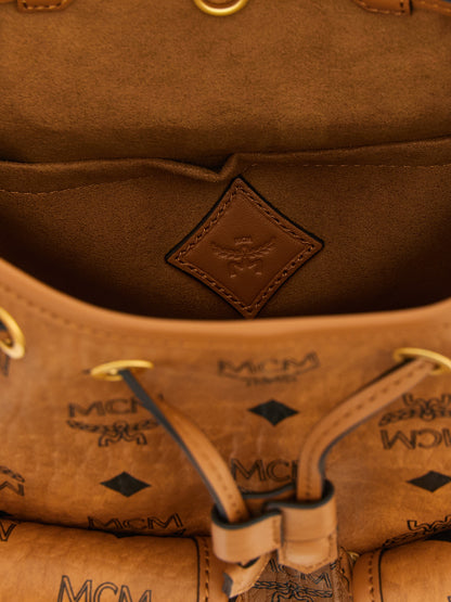 MCM Brauner Rucksack aus Polyethylen