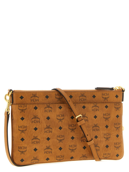 MCM Braune Clutch aus Polyurethan