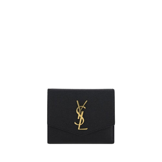 Saint Laurent Black Women's Calf Leather Wallet