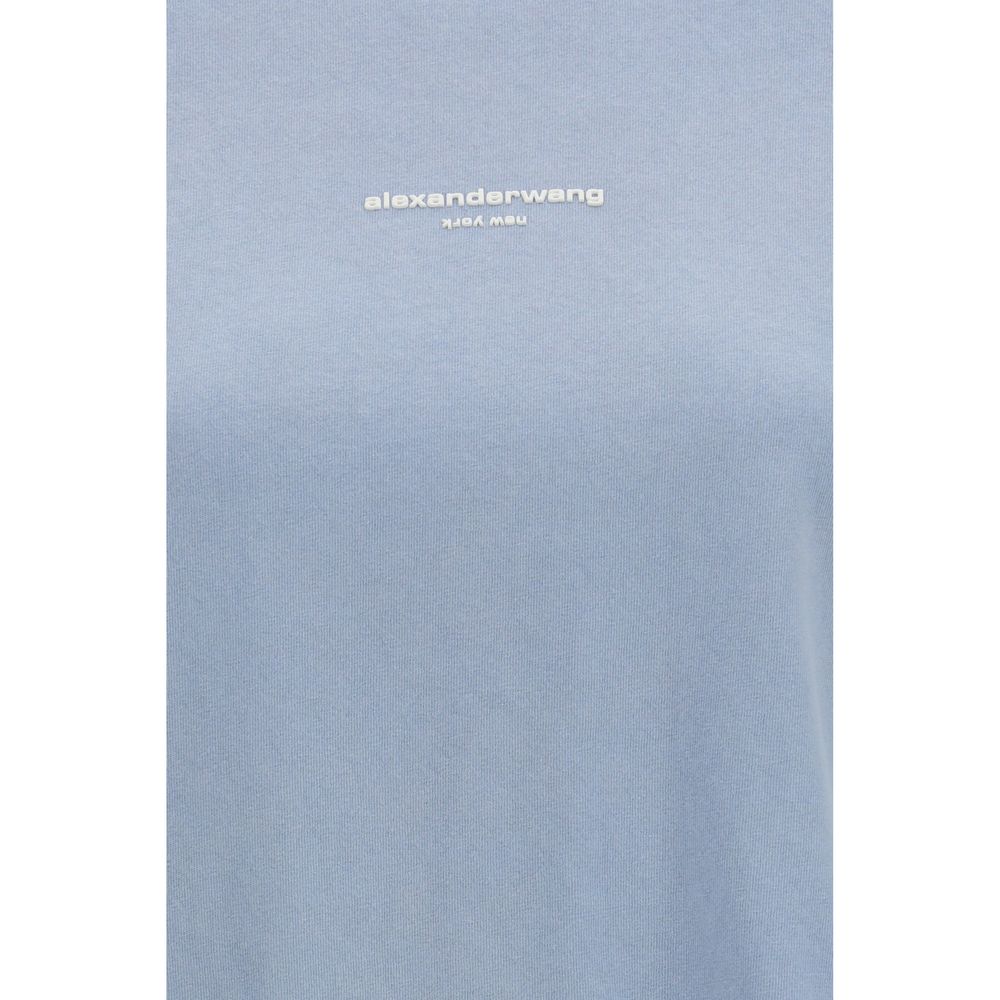 Alexander Wang Blaues Baumwoll-T-Shirt