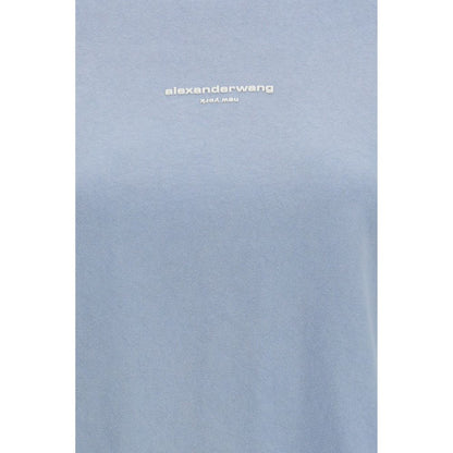 Alexander Wang Blaues Baumwoll-T-Shirt