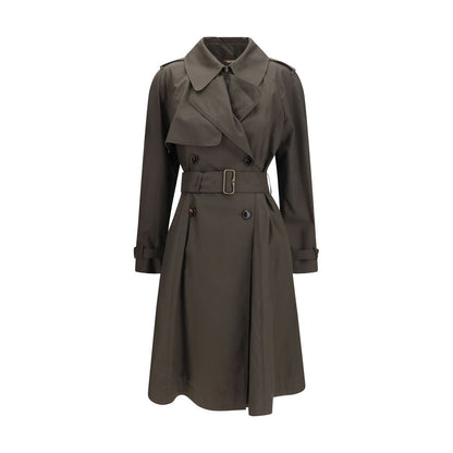 Burberry Zweifarbiger Baumwollmantel