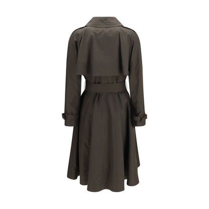 Burberry Zweifarbiger Baumwollmantel