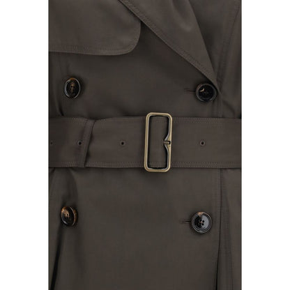 Burberry Zweifarbiger Baumwollmantel