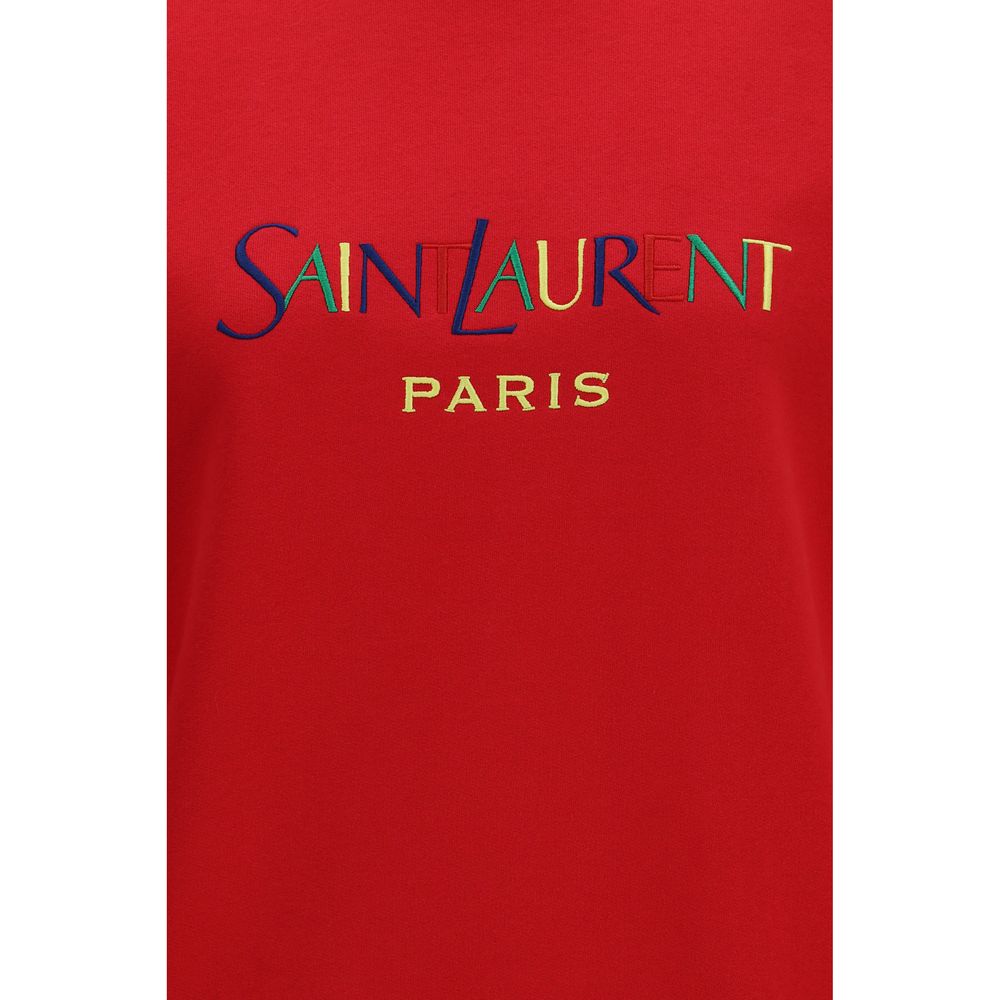 Saint Laurent Mehrfarbiger Baumwollpullover