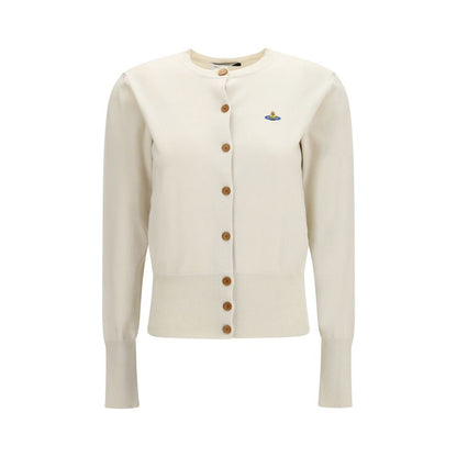 Vivienne Westwood Weißer Strickcardigan aus Baumwolle