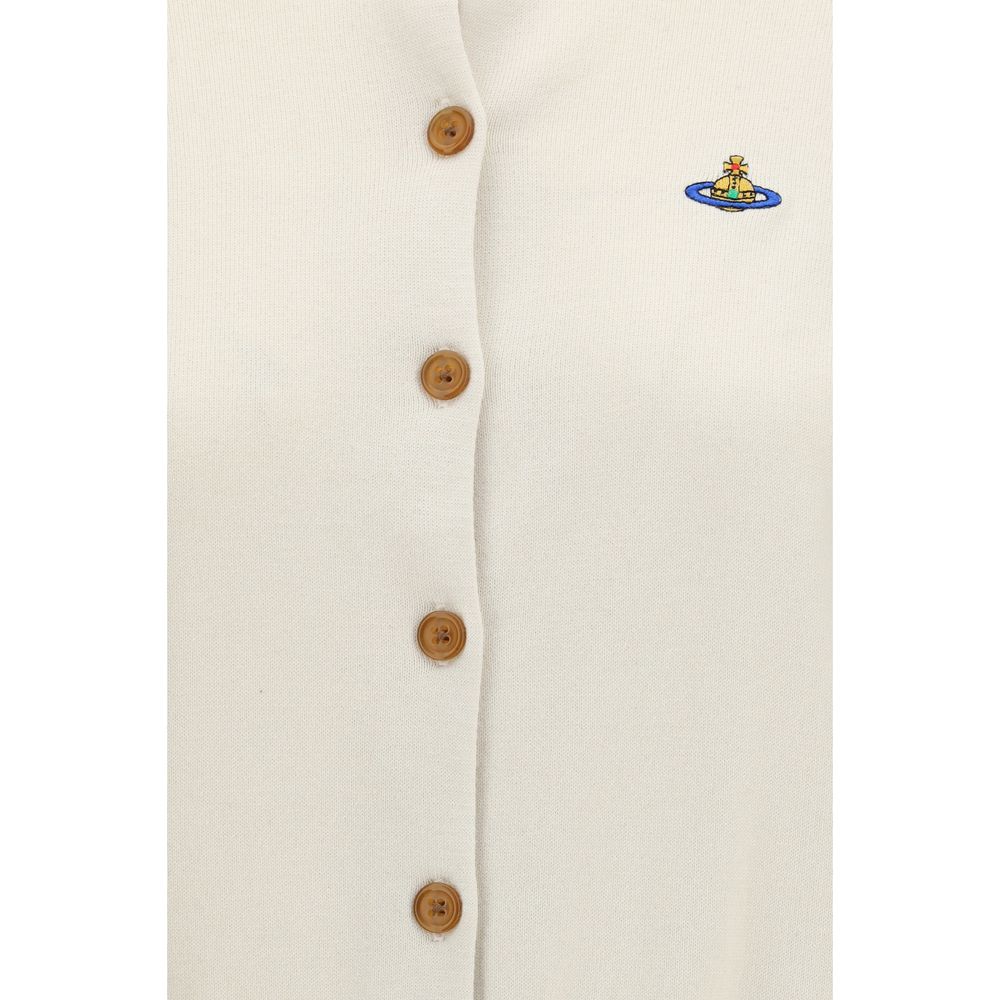 Vivienne Westwood Weißer Strickcardigan aus Baumwolle