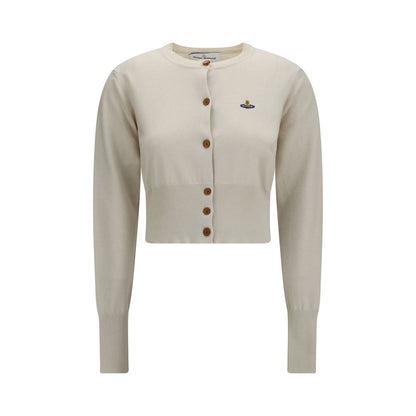 Vivienne Westwood Weißer Strickcardigan aus Baumwolle