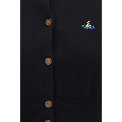 Vivienne Westwood Schwarzer Baumwollcardigan