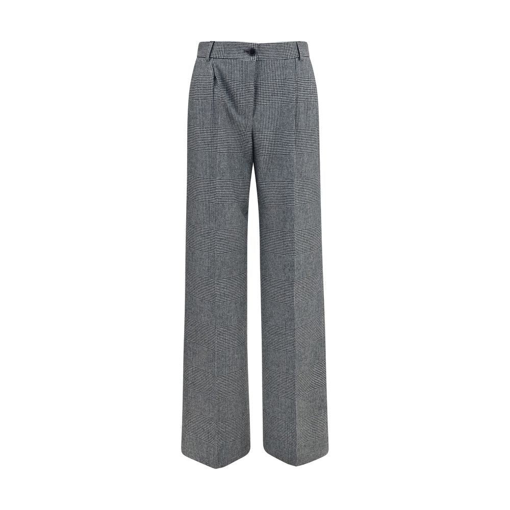 Dolce & Gabbana Graue Hose aus Wolle Ovis Aries