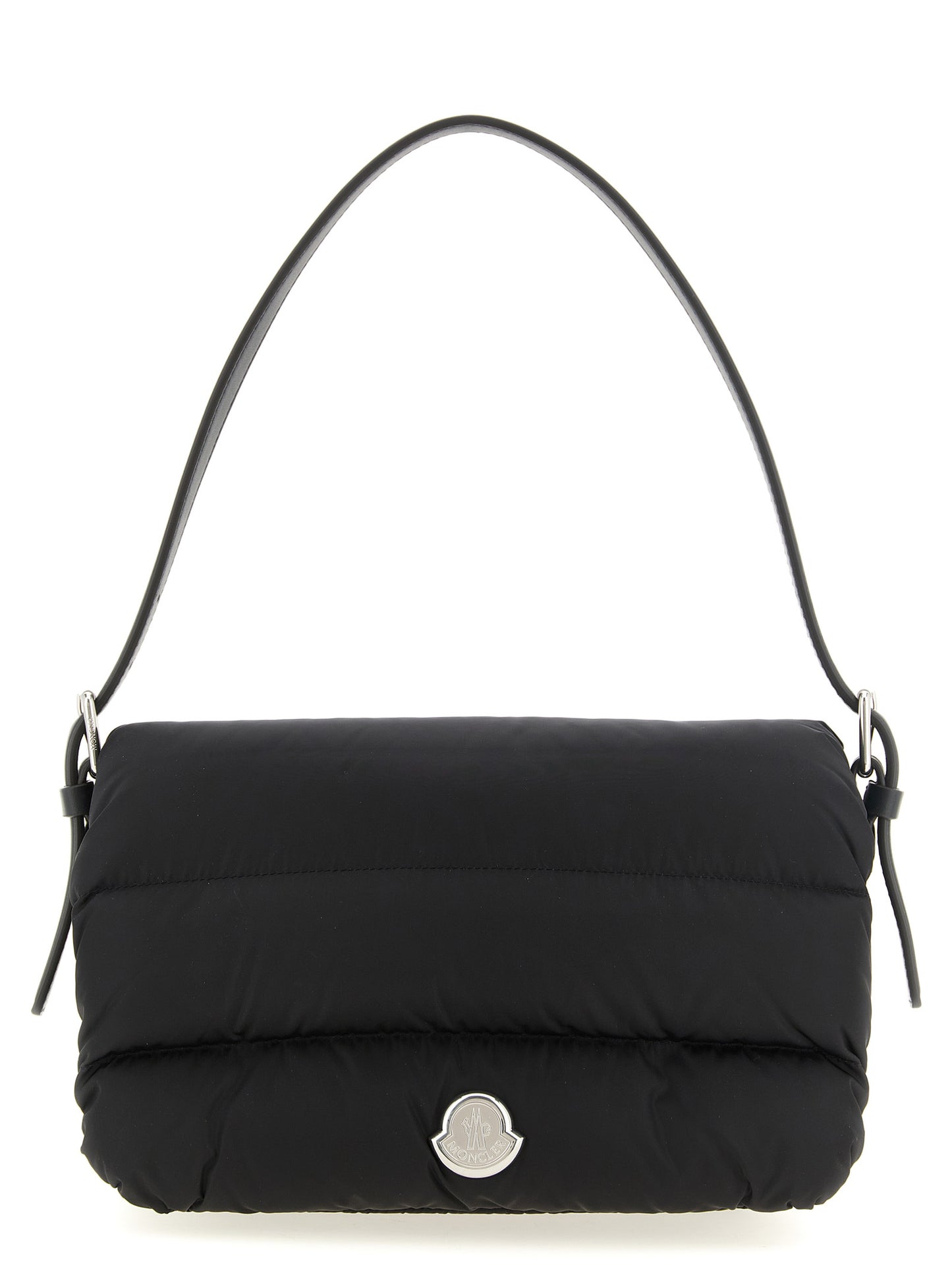 Moncler Schwarze Schultertasche aus Polyamid