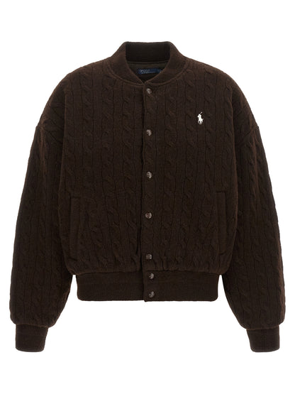 Polo Ralph Lauren Brauner Woll-Bomber