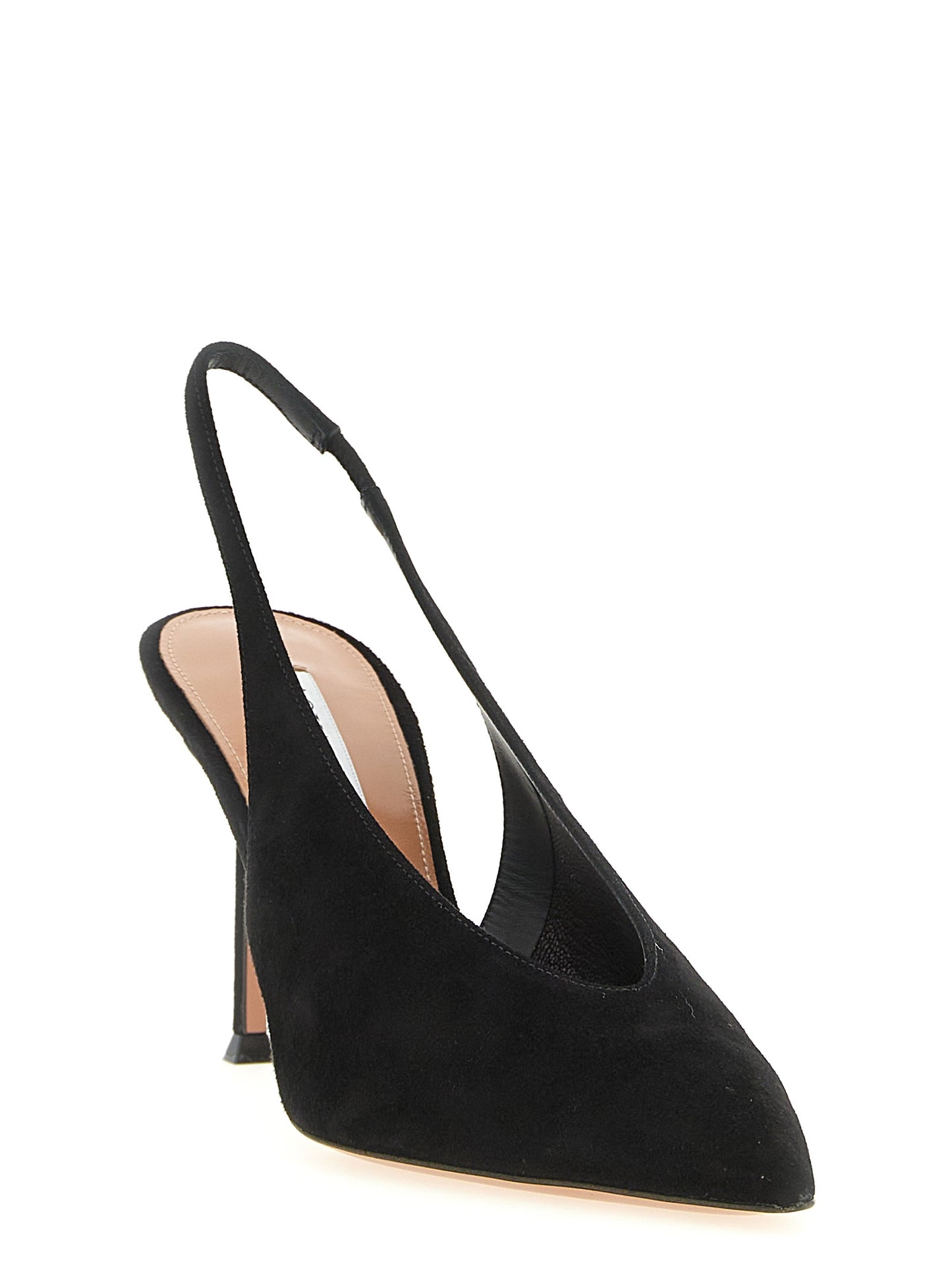 Aquazzura Schwarze Pumps aus Kalbsleder mit hohem Absatz