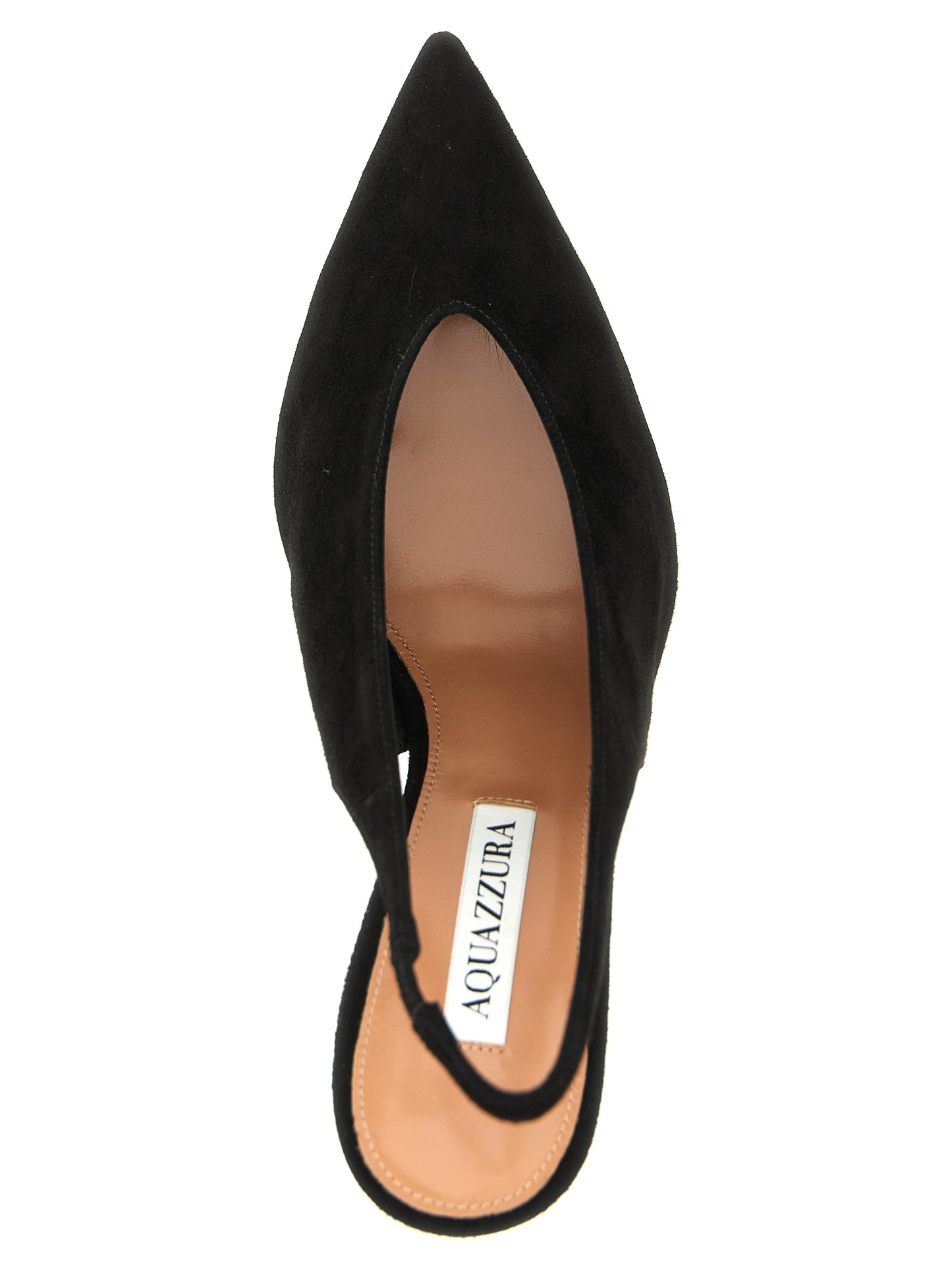 Aquazzura Schwarze Pumps aus Kalbsleder mit hohem Absatz