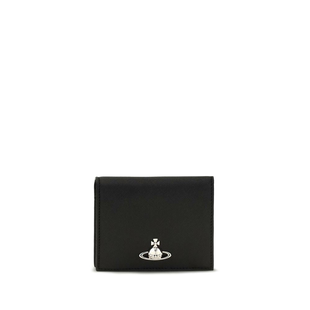 Vivienne Westwood Schwarzes Portemonnaie aus Polyethylen