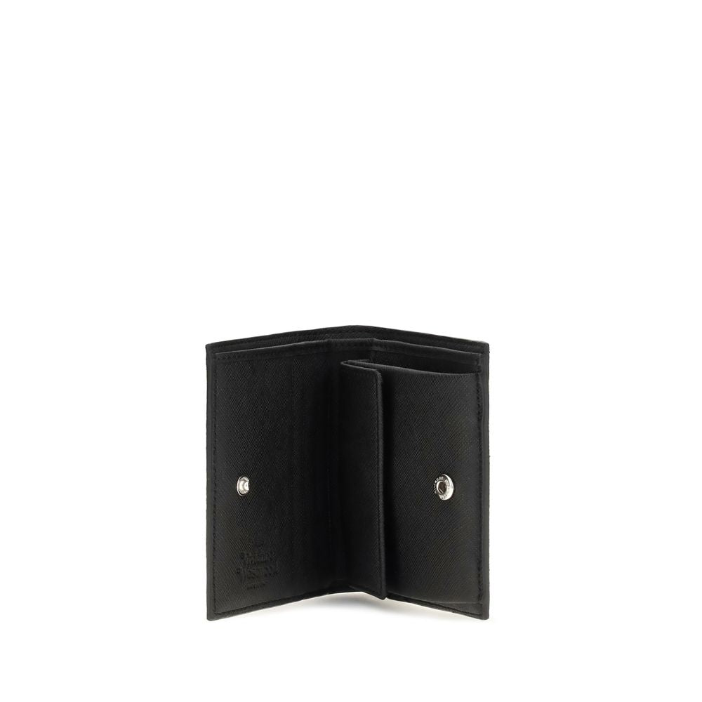 Vivienne Westwood Schwarzes Portemonnaie aus Polyethylen
