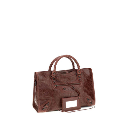 Balenciaga Handtasche aus bordeauxrotem Lammleder Ovis Aries Aries