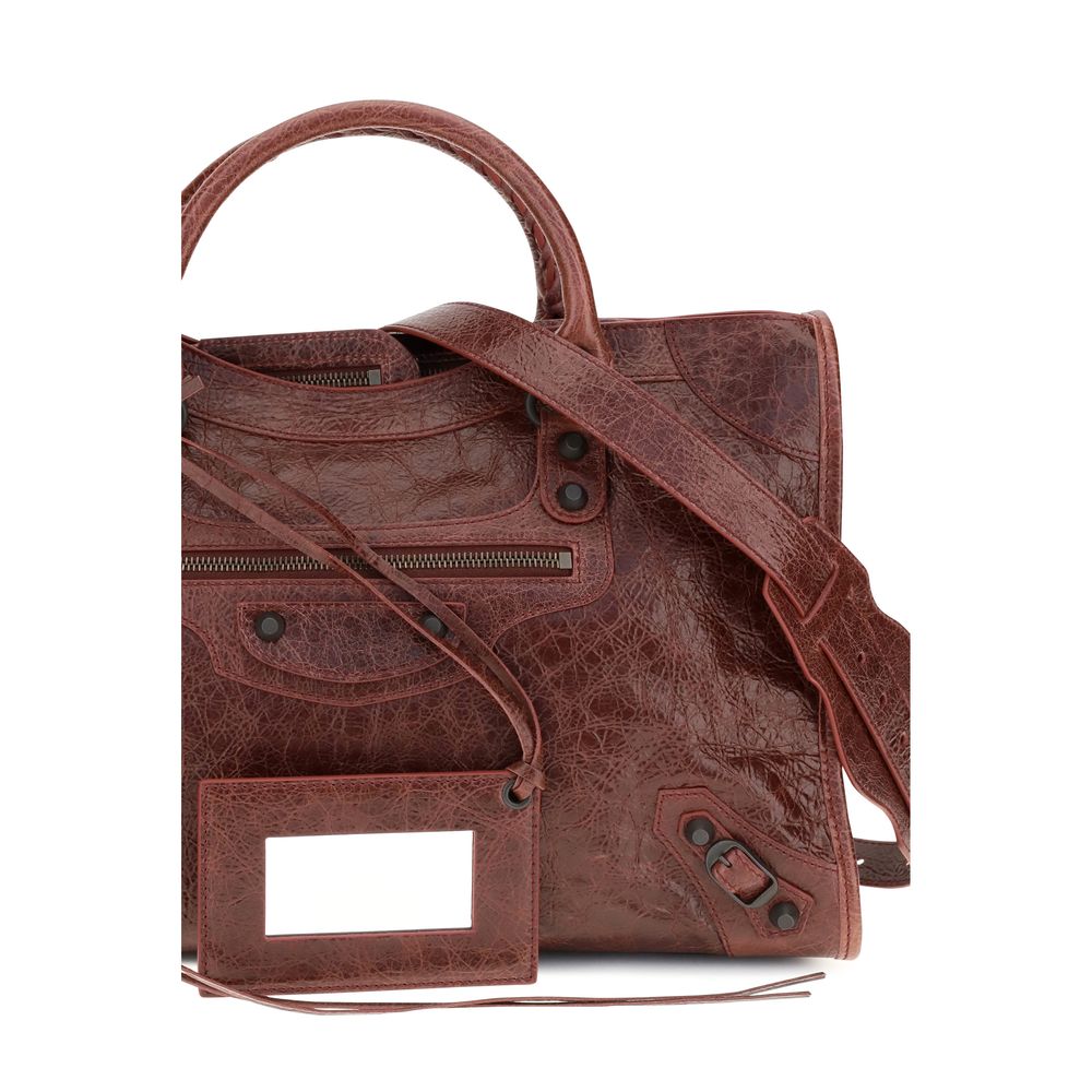 Balenciaga Handtasche aus bordeauxrotem Lammleder Ovis Aries Aries