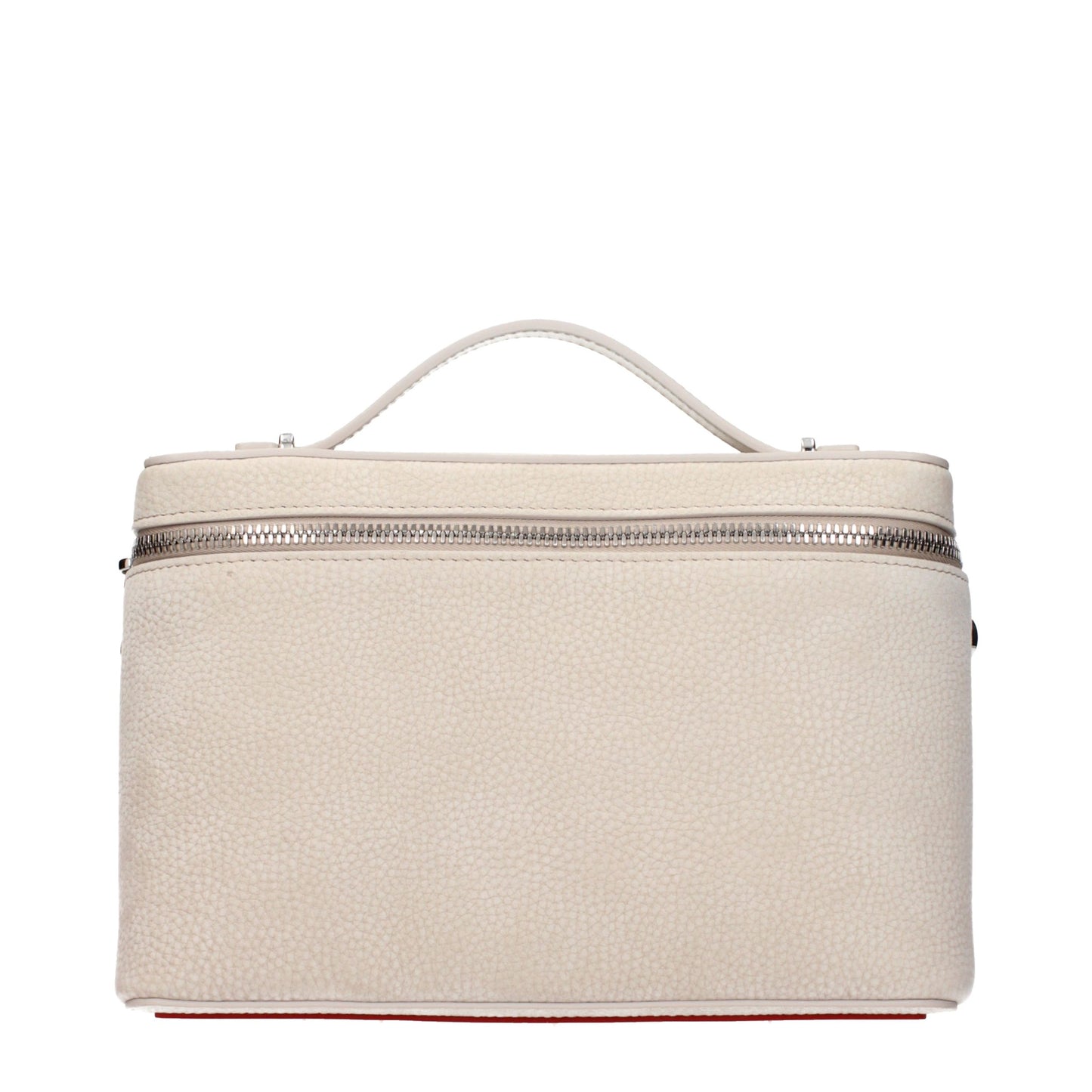 Christian Louboutin Beige Leder Handtasche