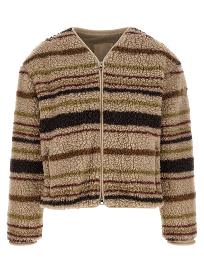 Moncler Brauner Strickcardigan aus Polyester