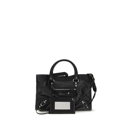 Balenciaga Schwarze Lammleder Schultertasche Ovis Aries Aries