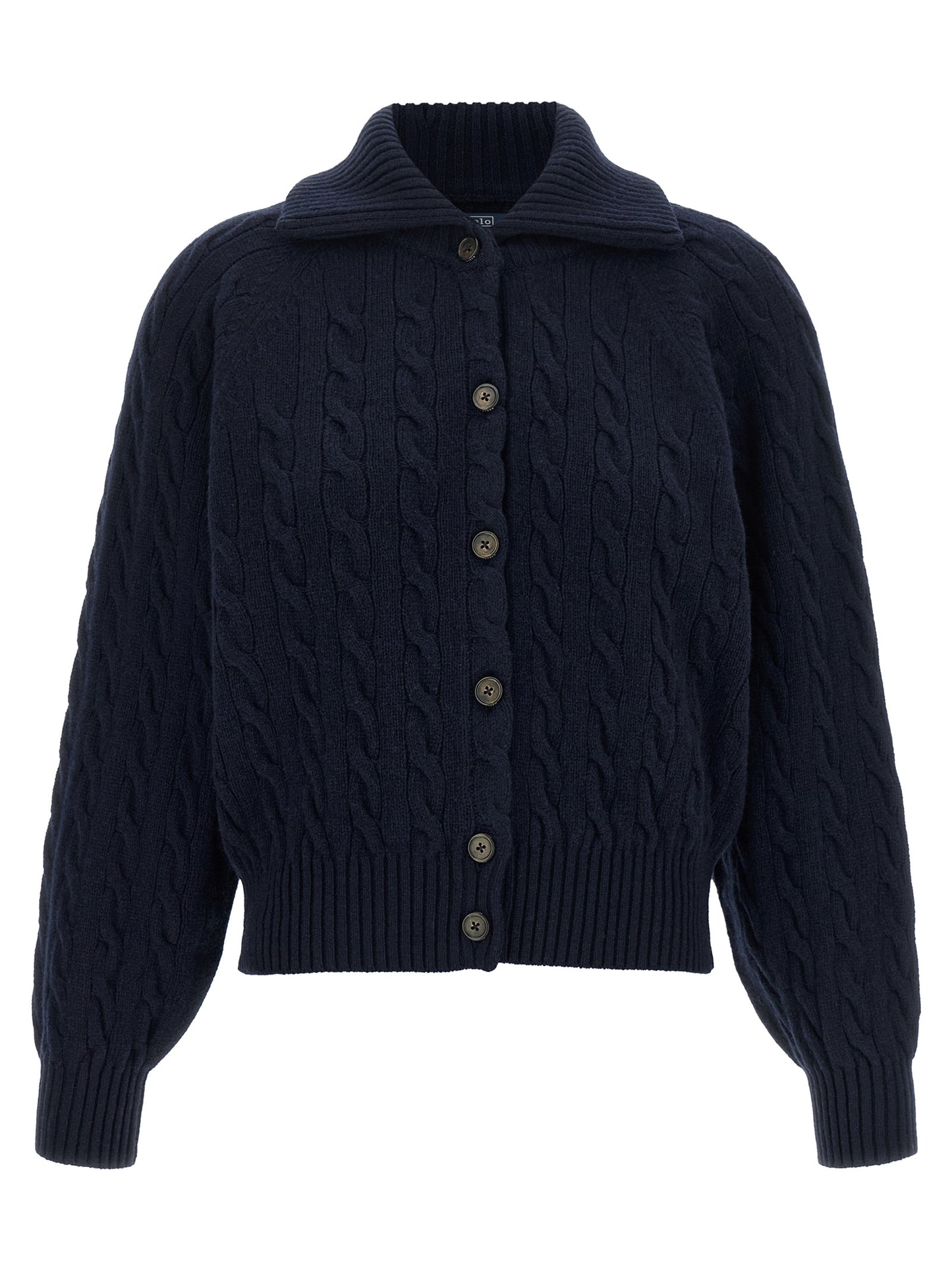 Polo Ralph Lauren Blauer Wollcardigan