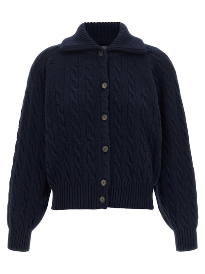 Polo Ralph Lauren Blauer Wollcardigan